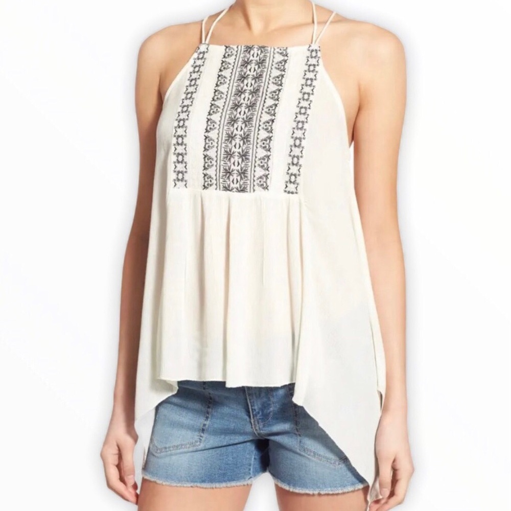 Abercrombie & Fitch Embroidered Tank